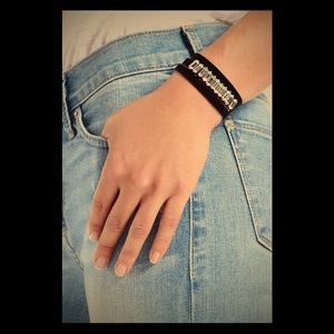 LUCKY BRAND VELVET LAYER BRACELET